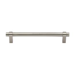Heritage Brass Cabinet Pull Industrial Design 192mm CTC Satin Nickel Finish