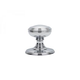 Delamain Plain Knob - Polished Chrome