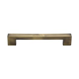 Heritage Brass Cabinet Pull Metro Design 160mm CTC Antique Brass Finish