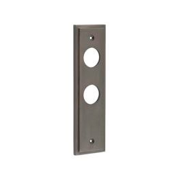 Burlington II Lever Plate Choices Bathroom Dark Bronze - By Frelan Hardware - BUR453DB