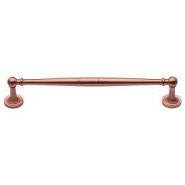 Heritage Brass Cabinet Pull Colonial Design 203mm CTC Satin Rose Gold Finish