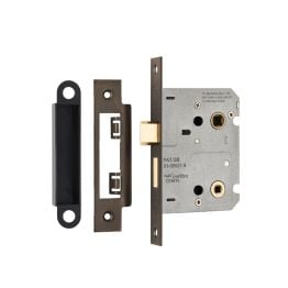 Easi-T Residential Bathroom Lock 78mm  - Matt Bronze