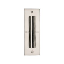 Flush Pull Handle 6" Polished Nickel finish
