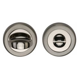 Heritage Brass Thumbturn & Emergency Release Mercury Finish, Satin Nickel and Polished Nickel Finish