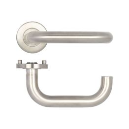 Venus 19mm Door Handle on Rose Grade 304 - By Frelan Hardware - JSS134