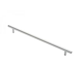 Steel T-Bar Handle 288mm - Polished Chrome