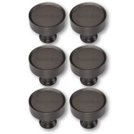 Heritage Brass Cabinet Knob Florence Design 32mm Matt Bronze finish