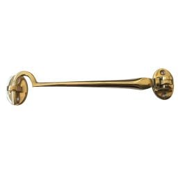 Jedo Brass Cabin Hooks 75mm Polished Brass - By Frelan Hardware - JV110APB