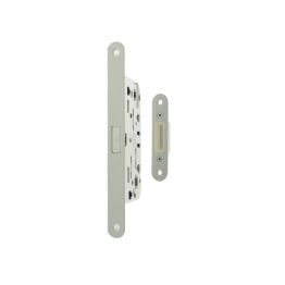 AGB Polaris 2XT Magnetic Bathroom Lock 60mm backset - White
