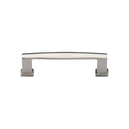 Heritage Brass Cabinet Pull Vintage Design 102mm CTC Polished Nickel Finish