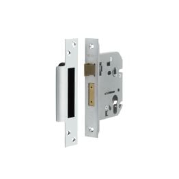 Jedo Euro Profile Sashlocks 76mm Satin Chrome - By Frelan Hardware - JL1051SC