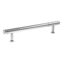 Millhouse Brass Chrysler Diamond T-Bar Cabinet Pull Handle 160mm - Polished Chrome