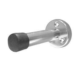 Aluminium Wall Mounted Doorstop 76mm Satin Anodised Aluminium - By Frelan Hardware - J1280