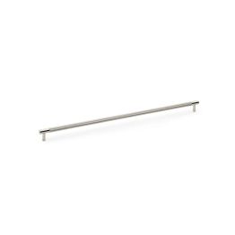 Alexander & Wilks - Brunel Knurled T-Bar Cupboard Handle - Polished Nickel - Centres 448mm