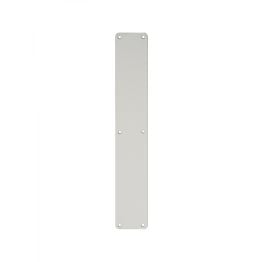 Plain Finger Plate  - Satin Anodised Aluminium