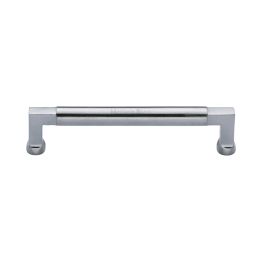 Heritage Brass Cabinet Pull Bauhaus Design 152mm CTC Satin Chrome Finish