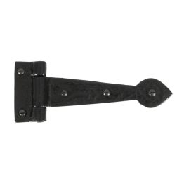 Textured Black 6" Cast T Hinge (pair)