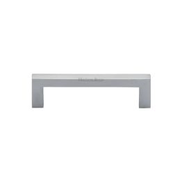 Heritage Brass Cabinet Pull City Design 96mm CTC Satin Chrome Finish