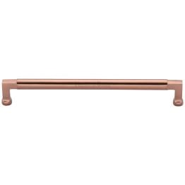 Heritage Brass Cabinet Pull Bauhaus Design 320mm CTC Satin Rose Gold Finish