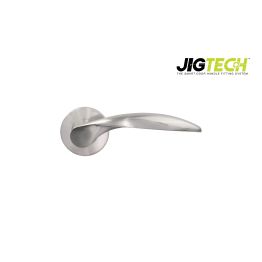 Jigtech Cresta Lever On Rose Satin Chrome