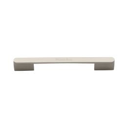 Heritage Brass Cabinet Pull Bridge Design 128&160mm CTC Satin Nickel Finish