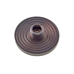 Burlington Reeded Bases to Suit Wall Mounted Doorstops Dark Bronze - By Frelan Hardware - BUR974DB