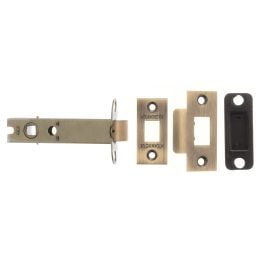 Atlantic Heavy Duty Bolt Through Tubular Latch 4" - Matt Antique Brass