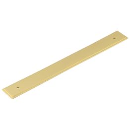 Hoxton Rushton Backplate for Cabinet Handles 268x30mm Satin Brass - By Frelan Hardware - HOX6060SB