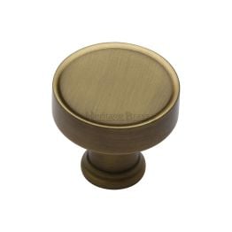 Heritage Brass Cabinet Knob Florence Design 32mm Antique Brass finish