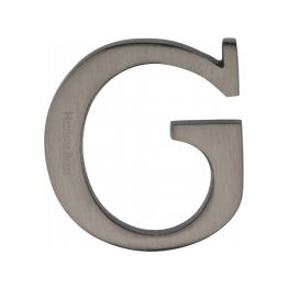 Heritage Brass Alphabet G Pin Fix 51mm (2") Matt Bronze Finish