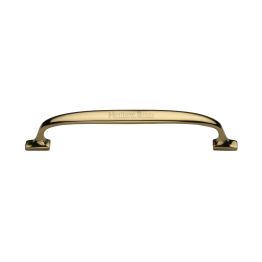 Heritage Brass Cabinet Pull Durham Design 160mm CTC Polished Brass Finish