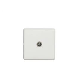 Eurolite Concealed 3mm TV Socket White