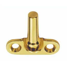 Flush Fitting Casement Pin - Polished Brass
