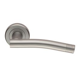 Serozzetta Carolina Lever On Rose - Satin Chrome