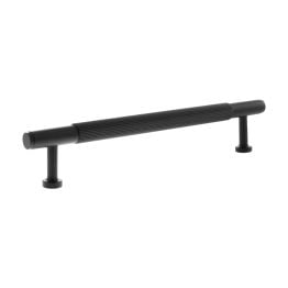 Millhouse Brass Battersea Linear T-Bar Cabinet Pull Handle 160mm - Matt Black