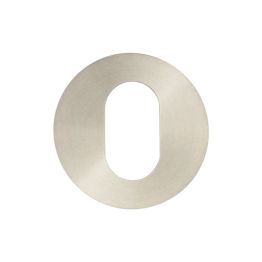 Stainless Steel Oval Profile Escutcheons Grade 304 52x5mm Satin Stainless Steel - By Frelan Hardware - JSS04