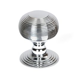 Polished Chrome Beehive Centre Door Knob