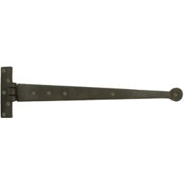 Beeswax 18" Penny End T Hinge (pair)