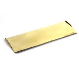 Aged Brass Large Letter Plate Cover