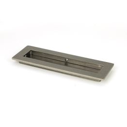 Pewter 175mm Plain Rectangular Pull
