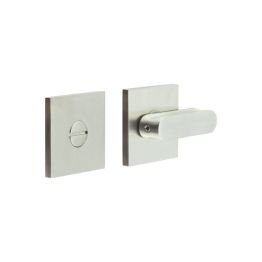 CR-803 Satin Stainless Steel Thumb Turn & Lock Square Rose - By Frelan Hardware - CR-803B7SSS