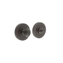 Burlington Turns & Releases Inner 1 Plain Rose Dark Bronze - By Frelan Hardware - BUR-80DB-50DB