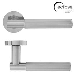 Eclipse 63242 - Linear Insignia Lever On Rose - Satin Nickel