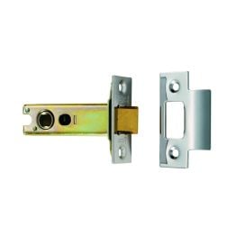 Heavy Sprung Tubular Latch 76mm - Satin Stainless Steel