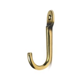 Aged Brass Traditional Coat Hook