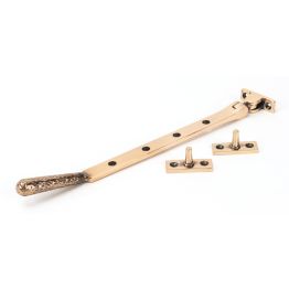 Polished Bronze 10" Hammered Newbury Stay