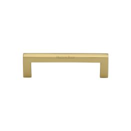 Heritage Brass Cabinet Pull City Design 96mm CTC Polished Brass Finish