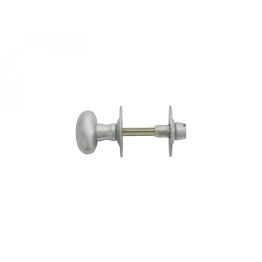 Oval Thumb Turn With Coin Release - Satin Chrome
