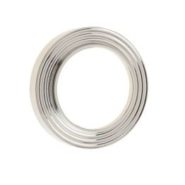 Burlington Reeded Outer Roses for Escutcheons Polished Nickel - By Frelan Hardware - BUR74PN