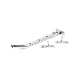 Polished Chrome Art Deco 8" Stay